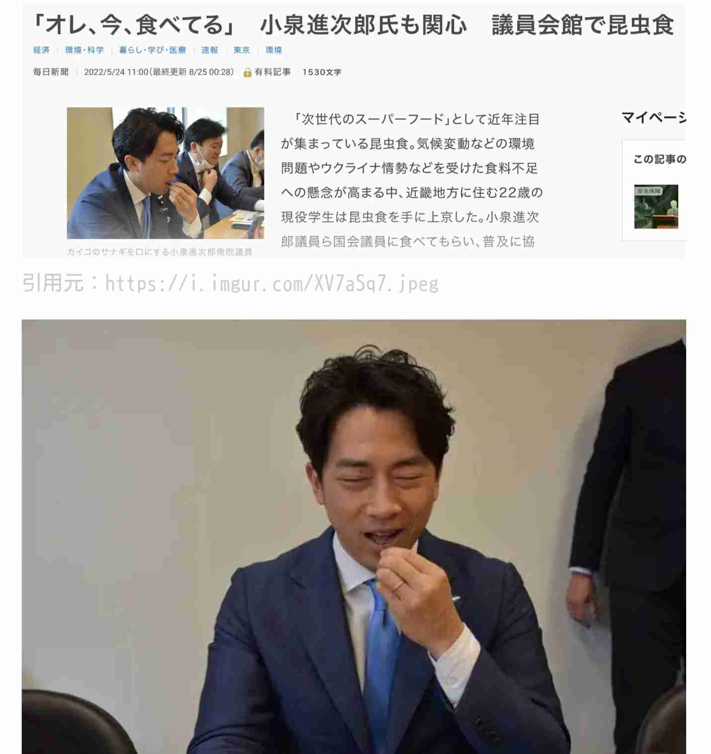 ひろゆき氏　コオロギ食で私見「コオロギ食派は隠すんですよね」と米国の国立衛生研究所の資料添付