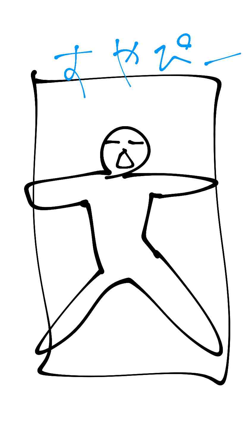 【深夜の】あなたの寝相描いてください【お絵描き】