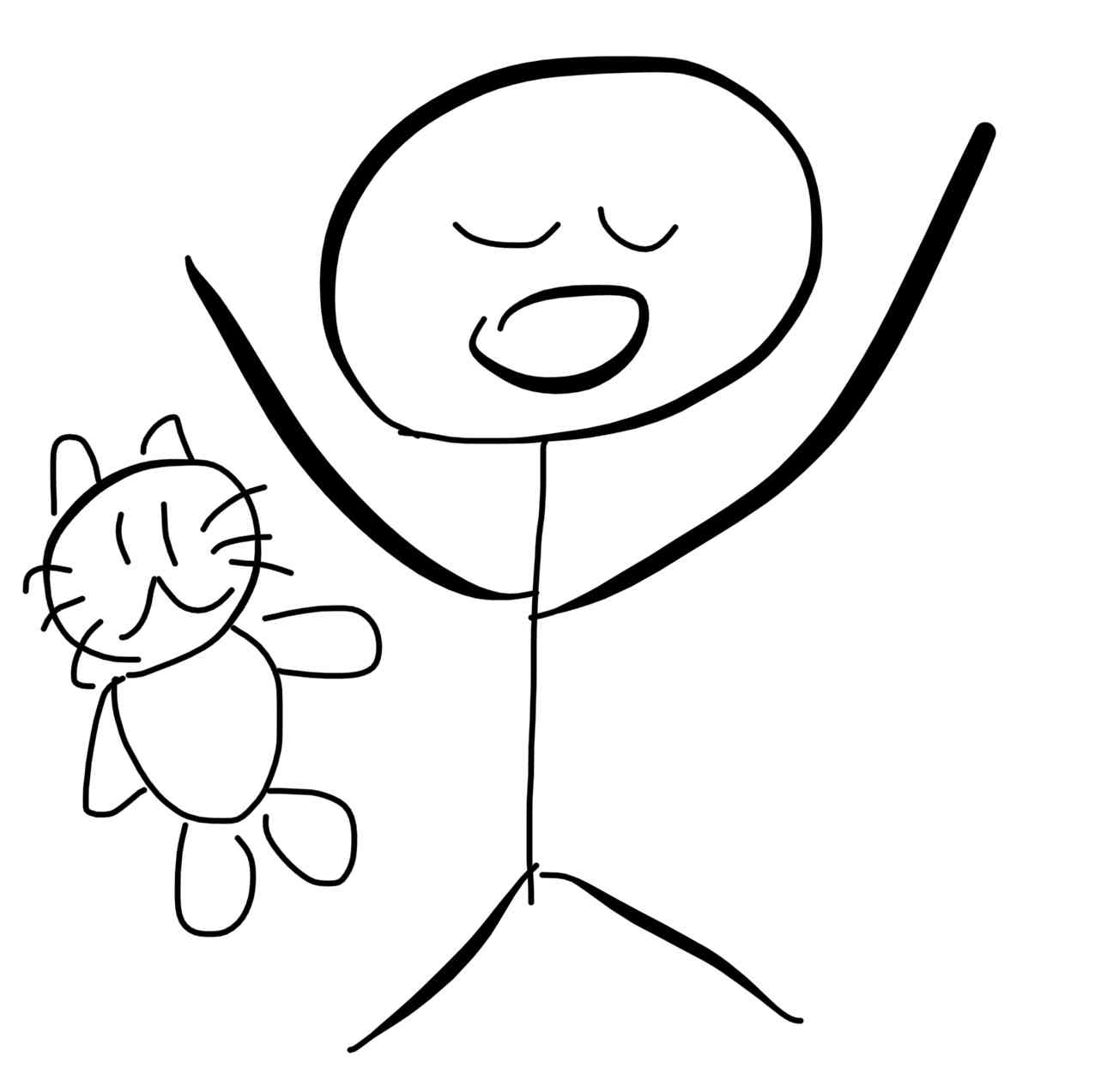 【深夜の】あなたの寝相描いてください【お絵描き】