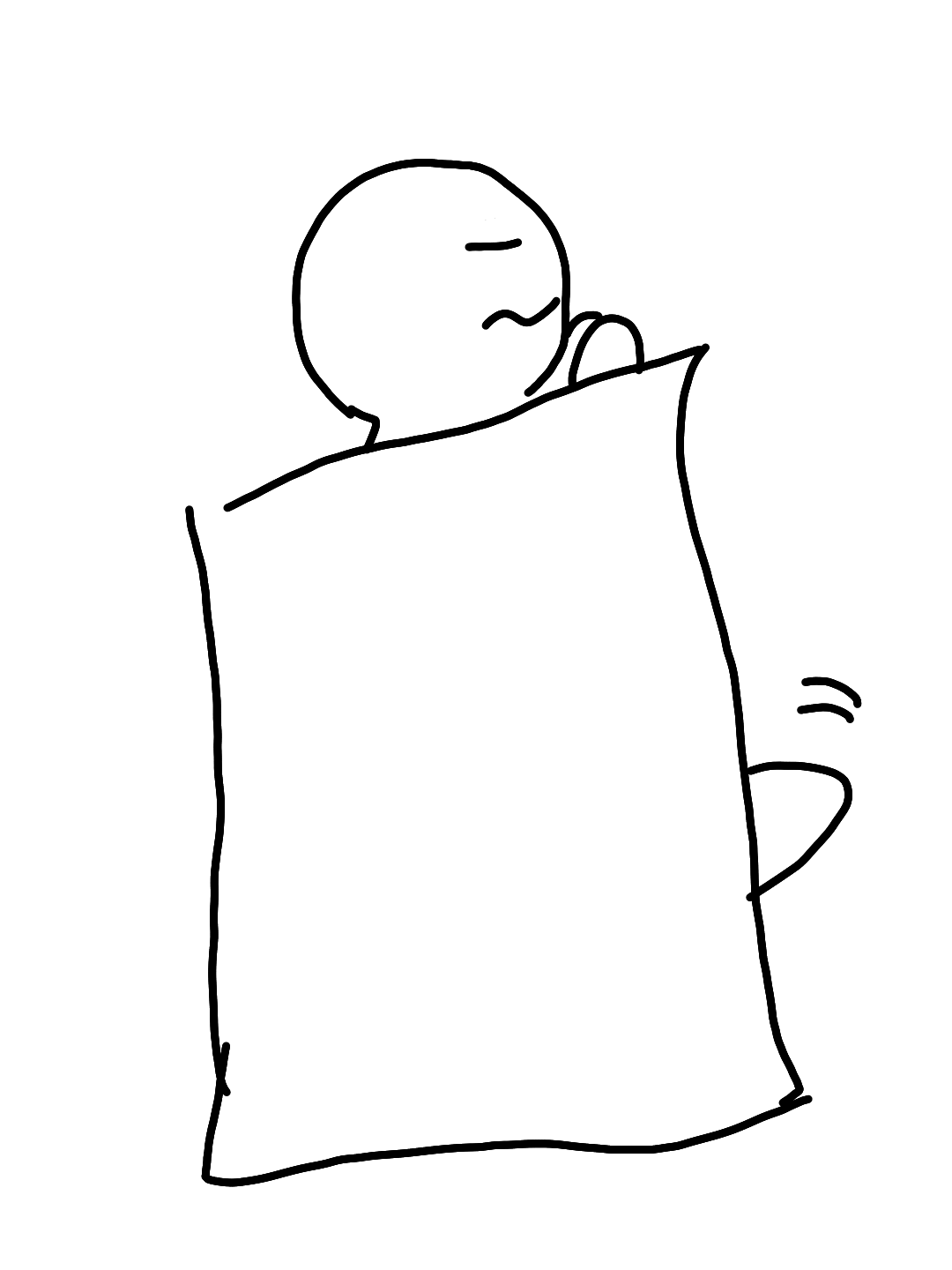 【深夜の】あなたの寝相描いてください【お絵描き】