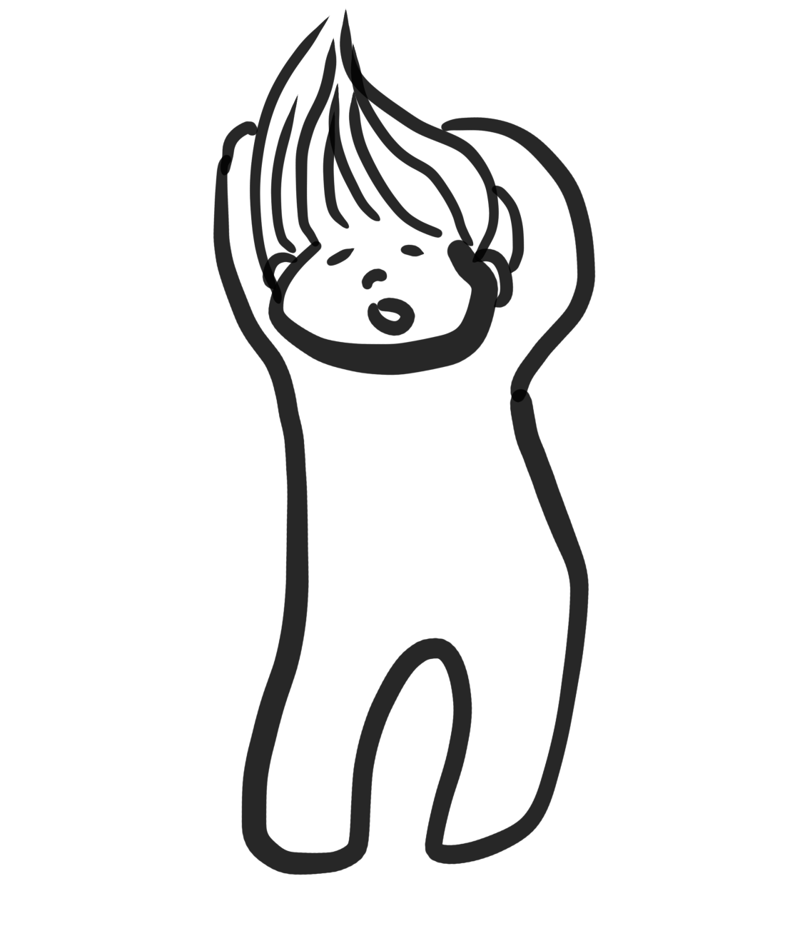 【深夜の】あなたの寝相描いてください【お絵描き】