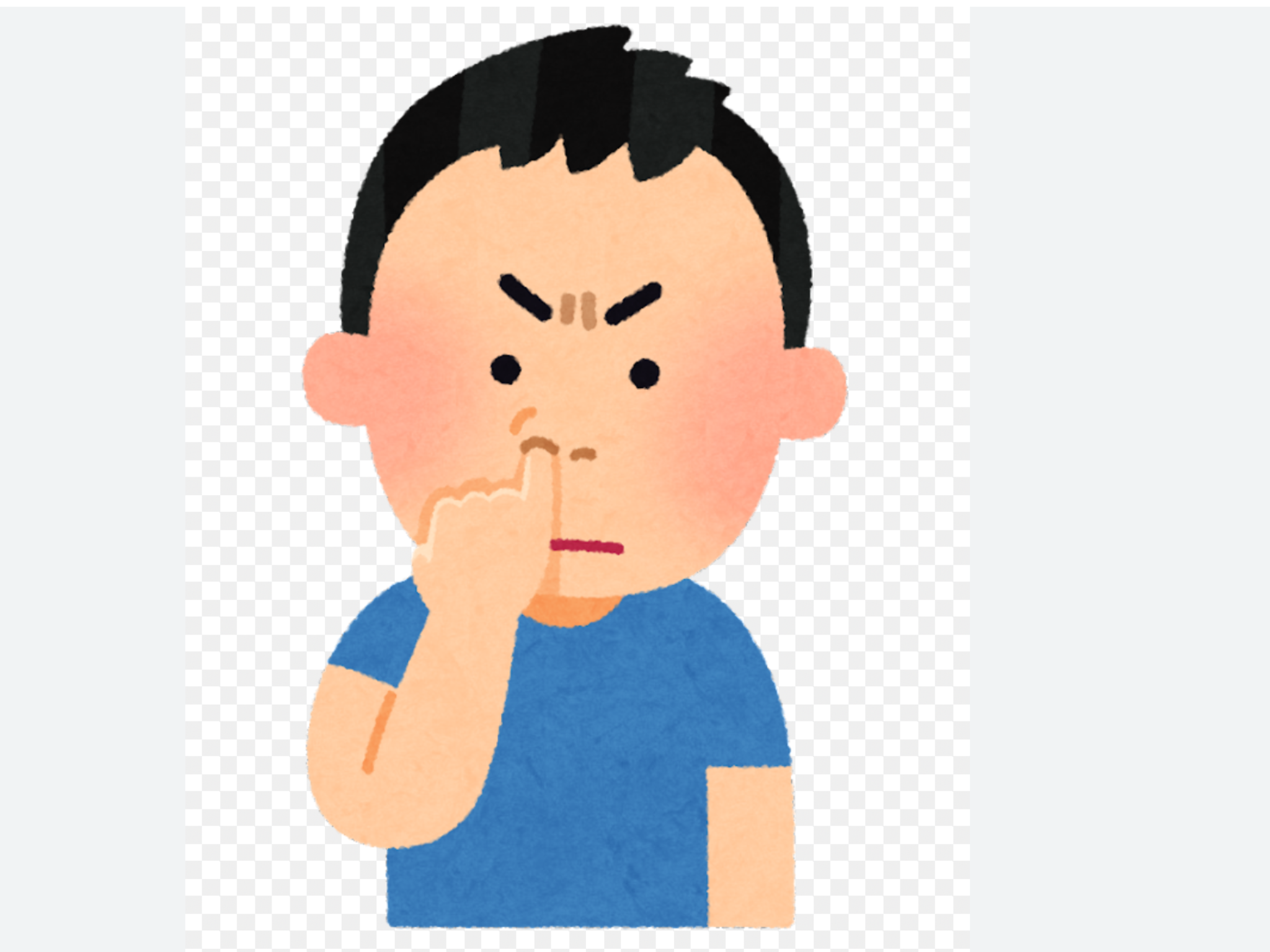 鼻くそ問題について