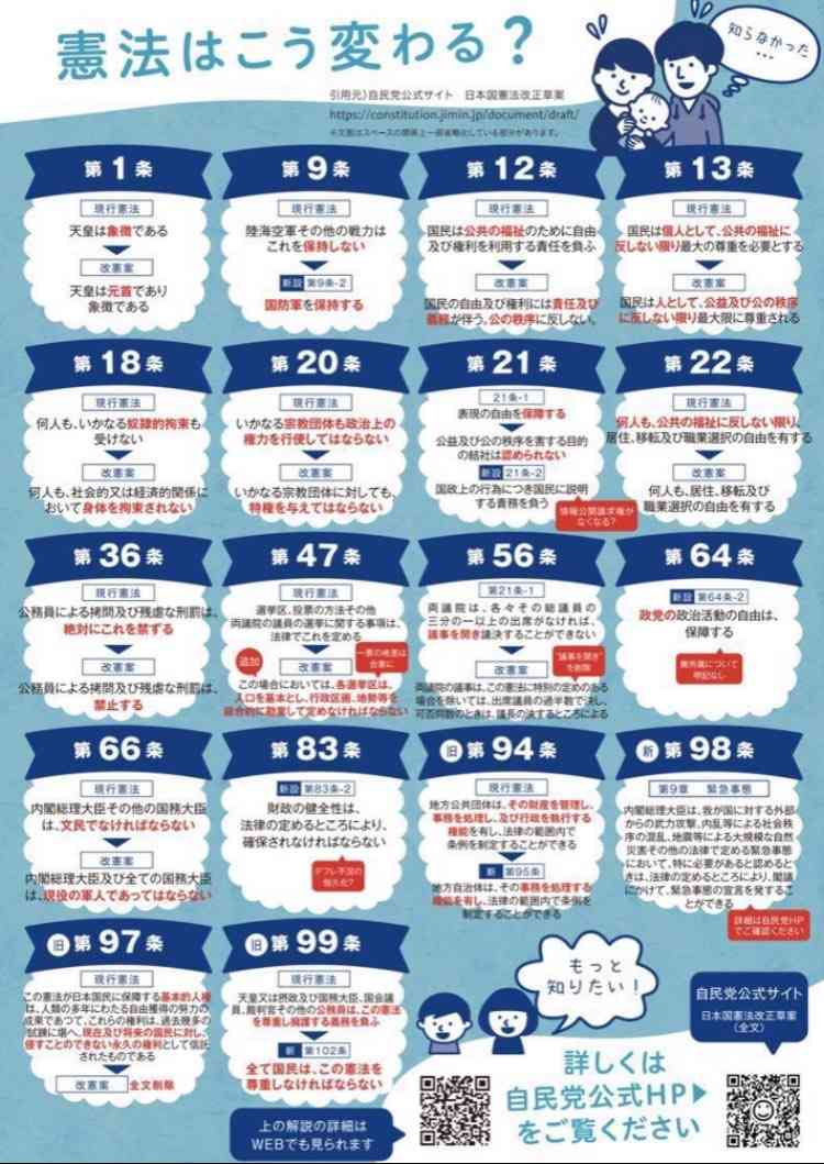 緊急事態条項について語りたい