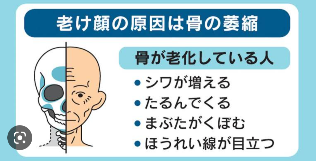 加齢で変わった顔の場所