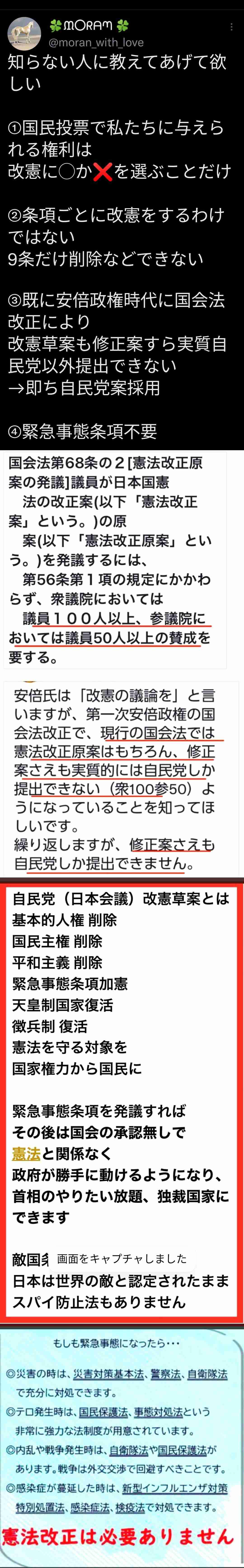 倉田真由美氏　“緊急事態条項”３月中に条文案取りまとめを警戒「恐ろしいことが着々と」