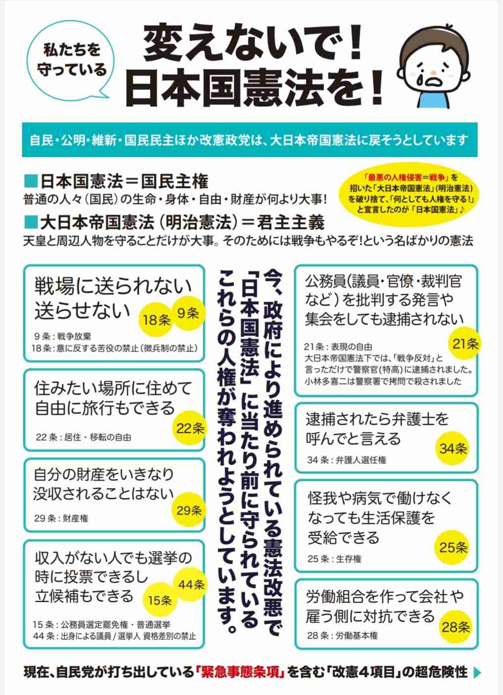 倉田真由美氏　“緊急事態条項”３月中に条文案取りまとめを警戒「恐ろしいことが着々と」