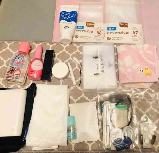 バッグの荷物を減らすコツ！