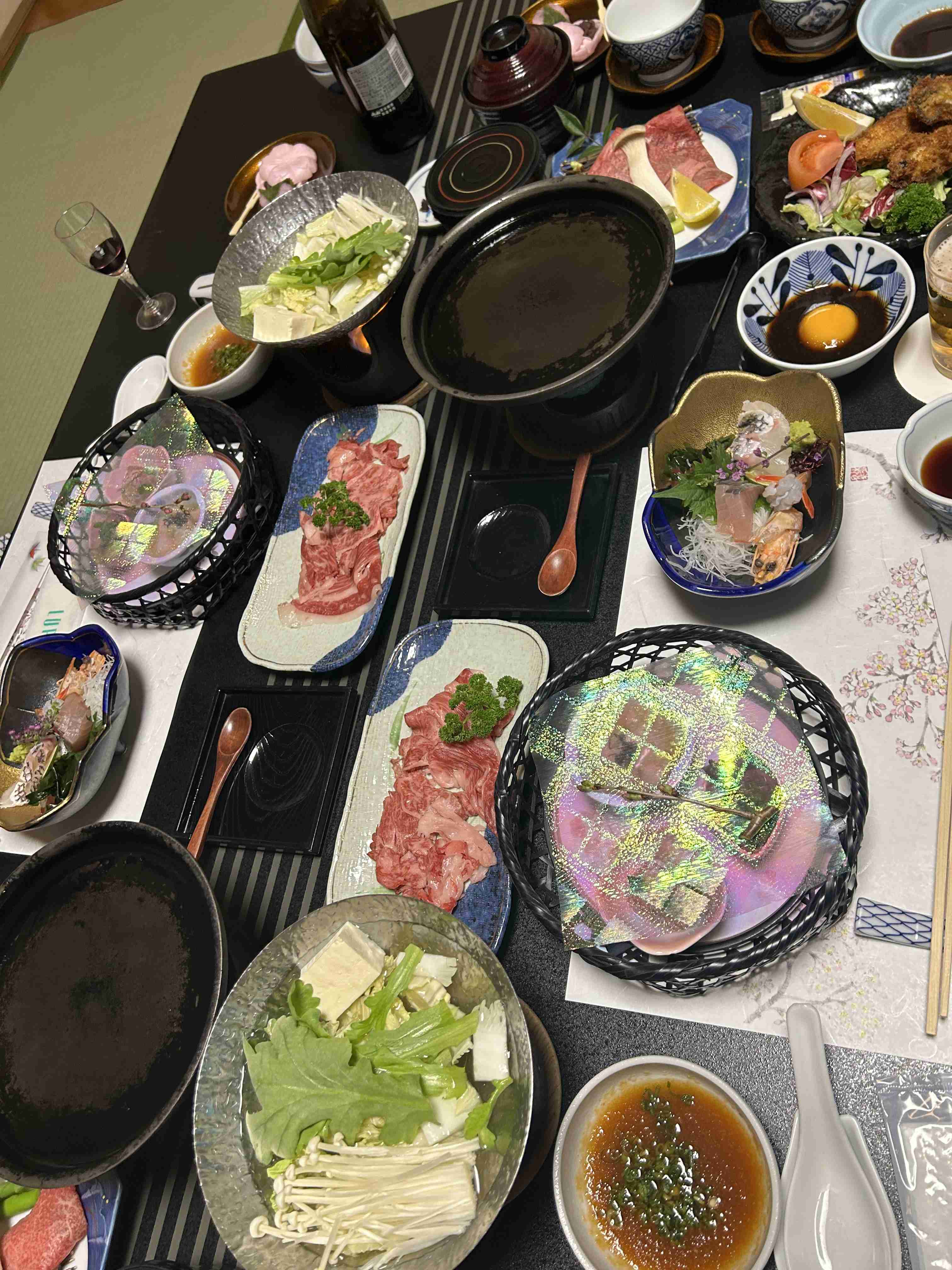 携帯に保存してある旅館・ホテルの料理画像見せて下さい！