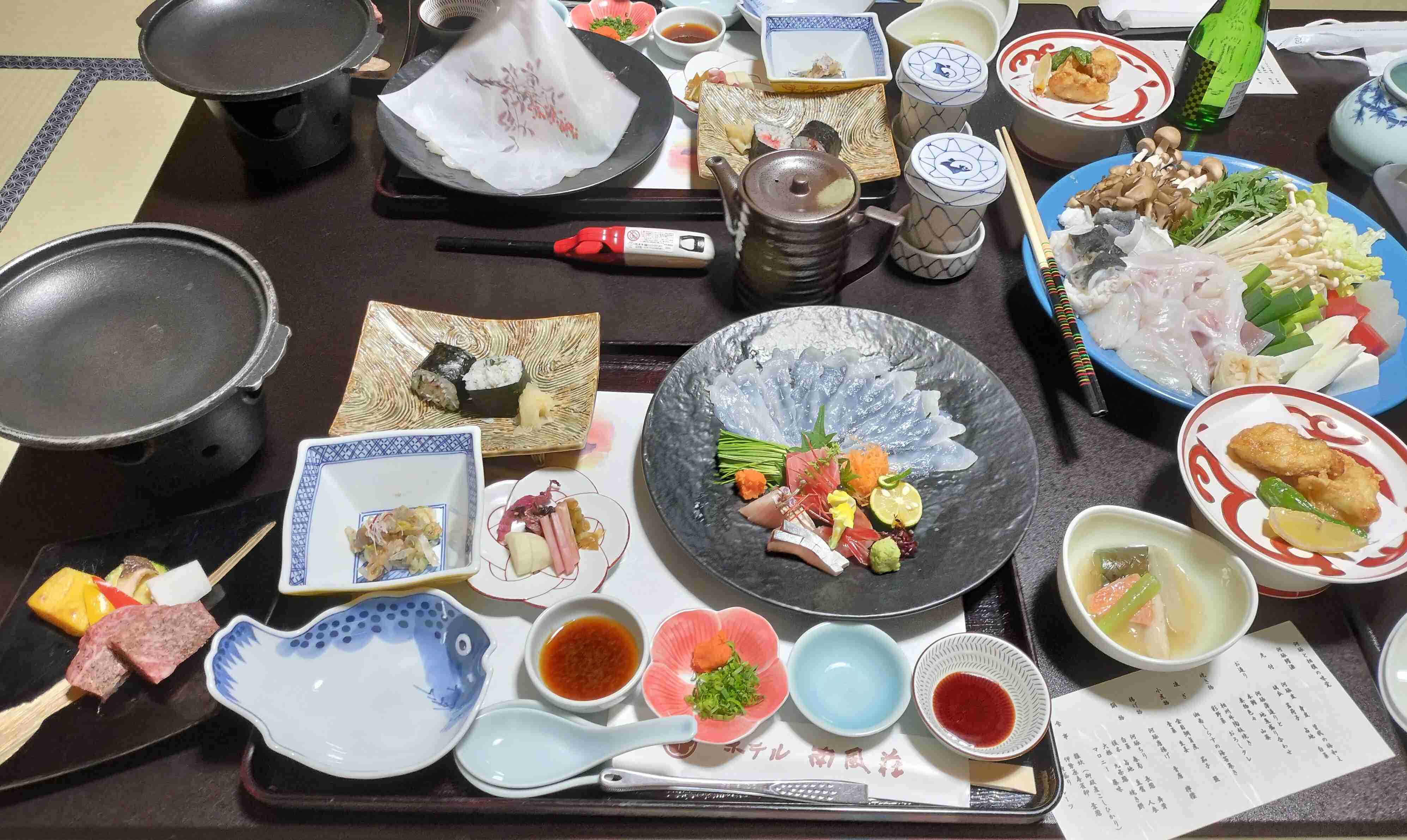 携帯に保存してある旅館・ホテルの料理画像見せて下さい！