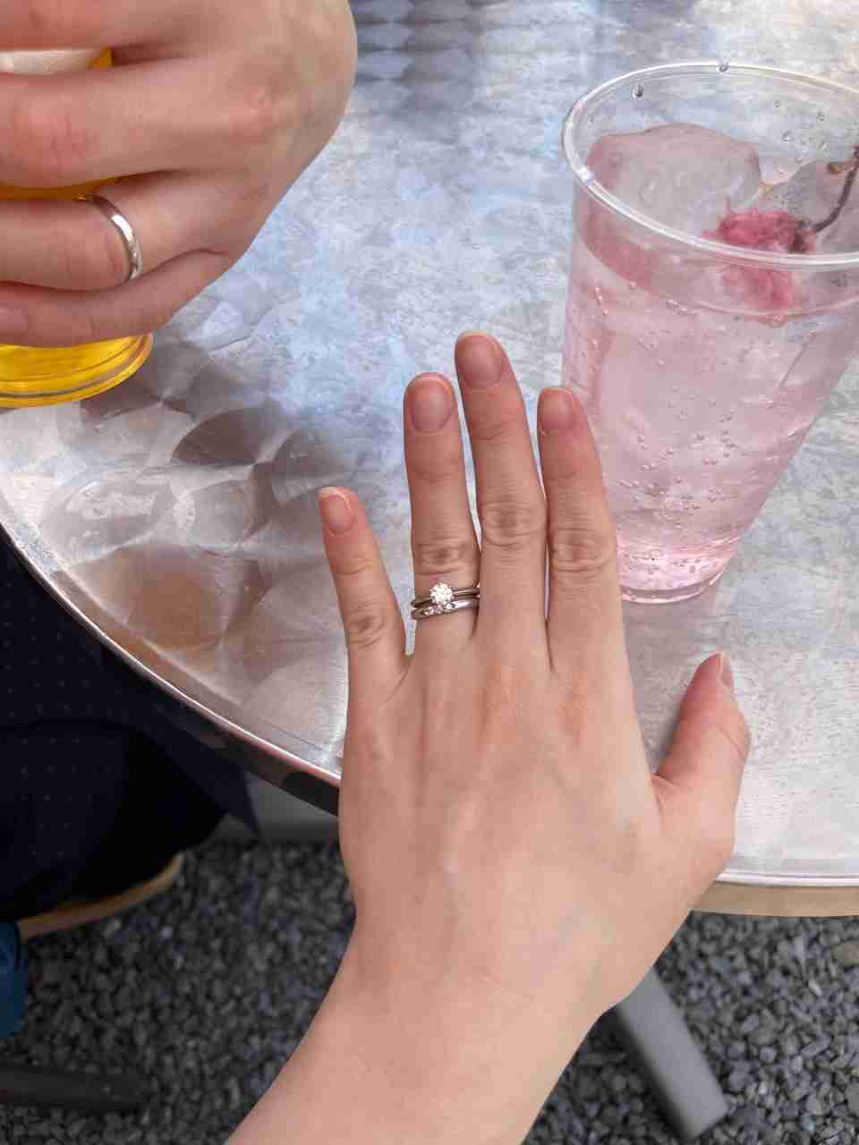 みんなの婚約指輪見せて！(結婚指輪も可)