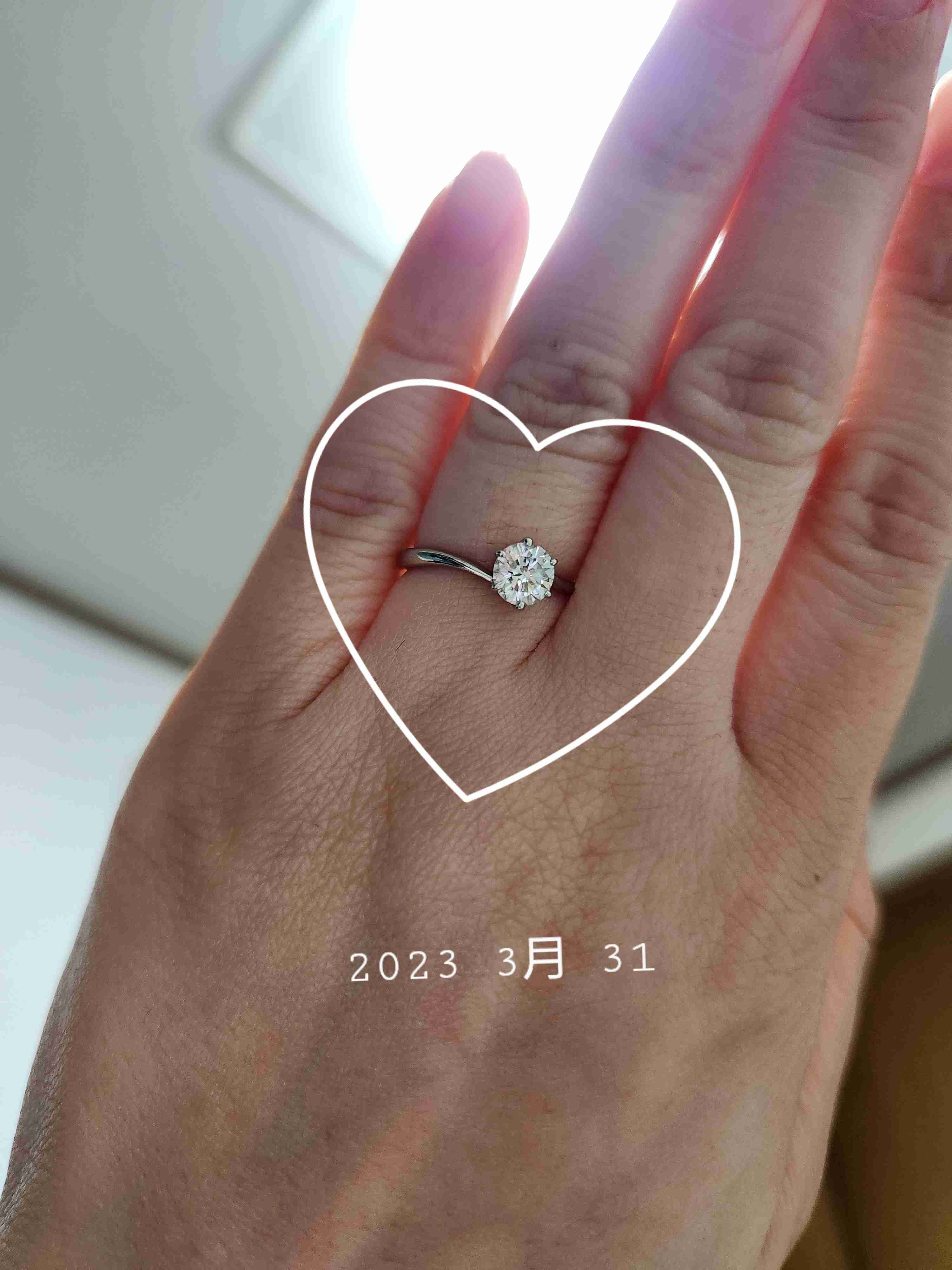 みんなの婚約指輪見せて！(結婚指輪も可)