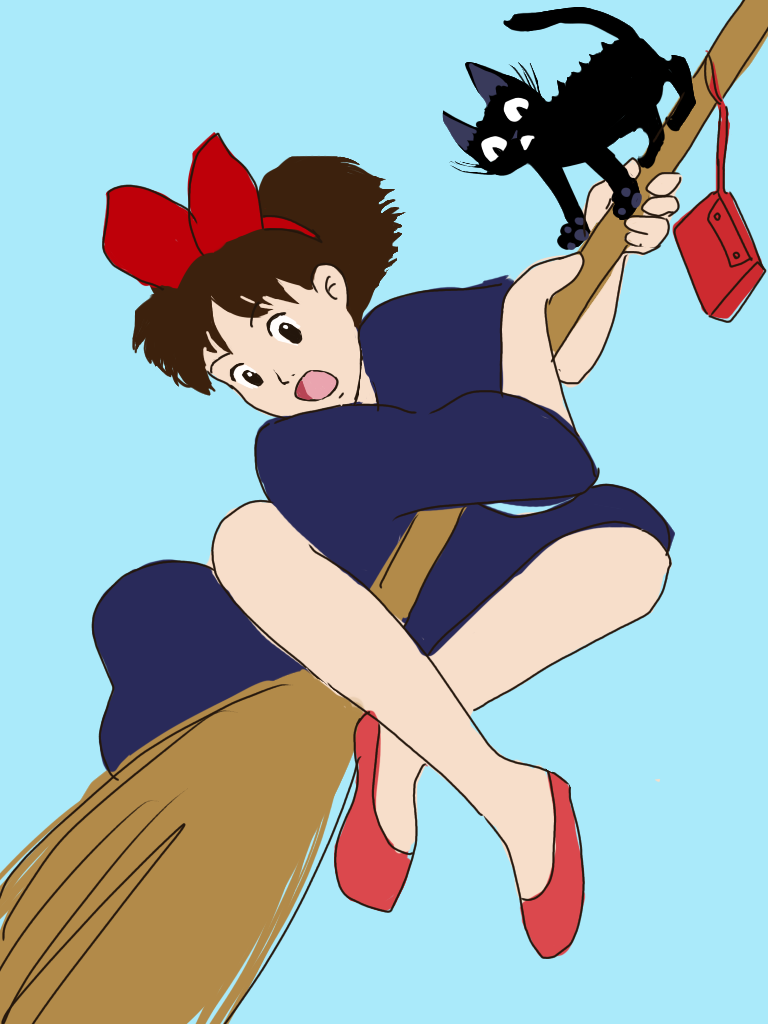 【お絵描き】ジブリのキャラクターを描いてみるトピ