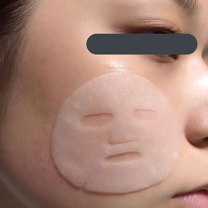 市販のフェイスパックが小さい
