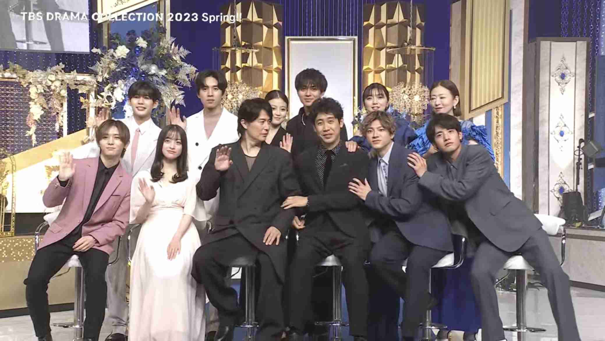 TBS春ドラマキャストがブルーカーペット登場 福山雅治も豪華共演に感心「テレビで観た方がいる」