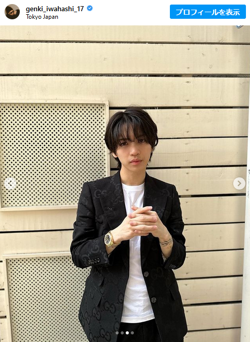 岩橋玄樹、黒髪にイメチェン「破壊力すごい」「優勝」と反響続々