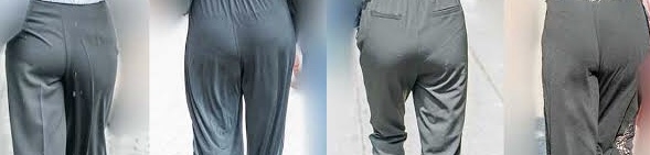 パンツスタイル時の後ろ姿が気になる