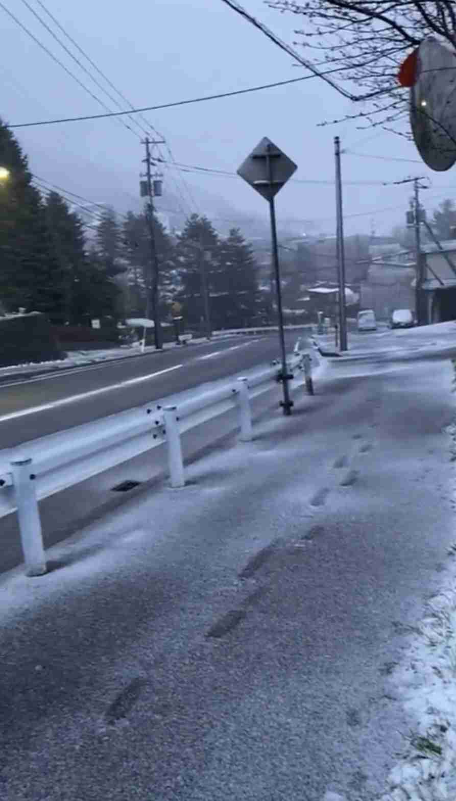 もう4月なのにすごく寒い❄️