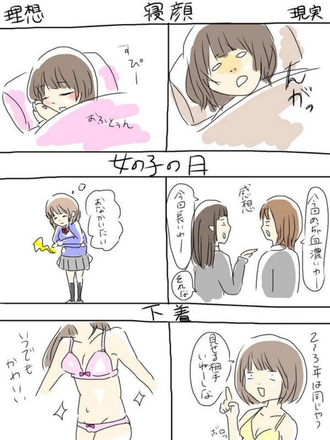 いろんな「理想と現実」が集まるトピ