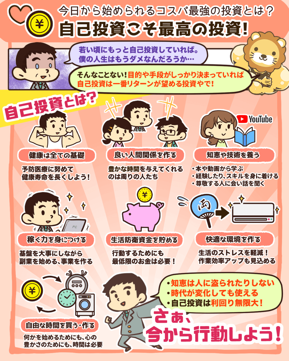 自己投資何してよいのか分からない