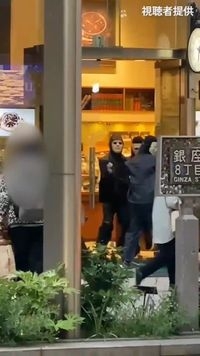 【速報】東京・銀座の店舗で強盗　男2人が逃走中