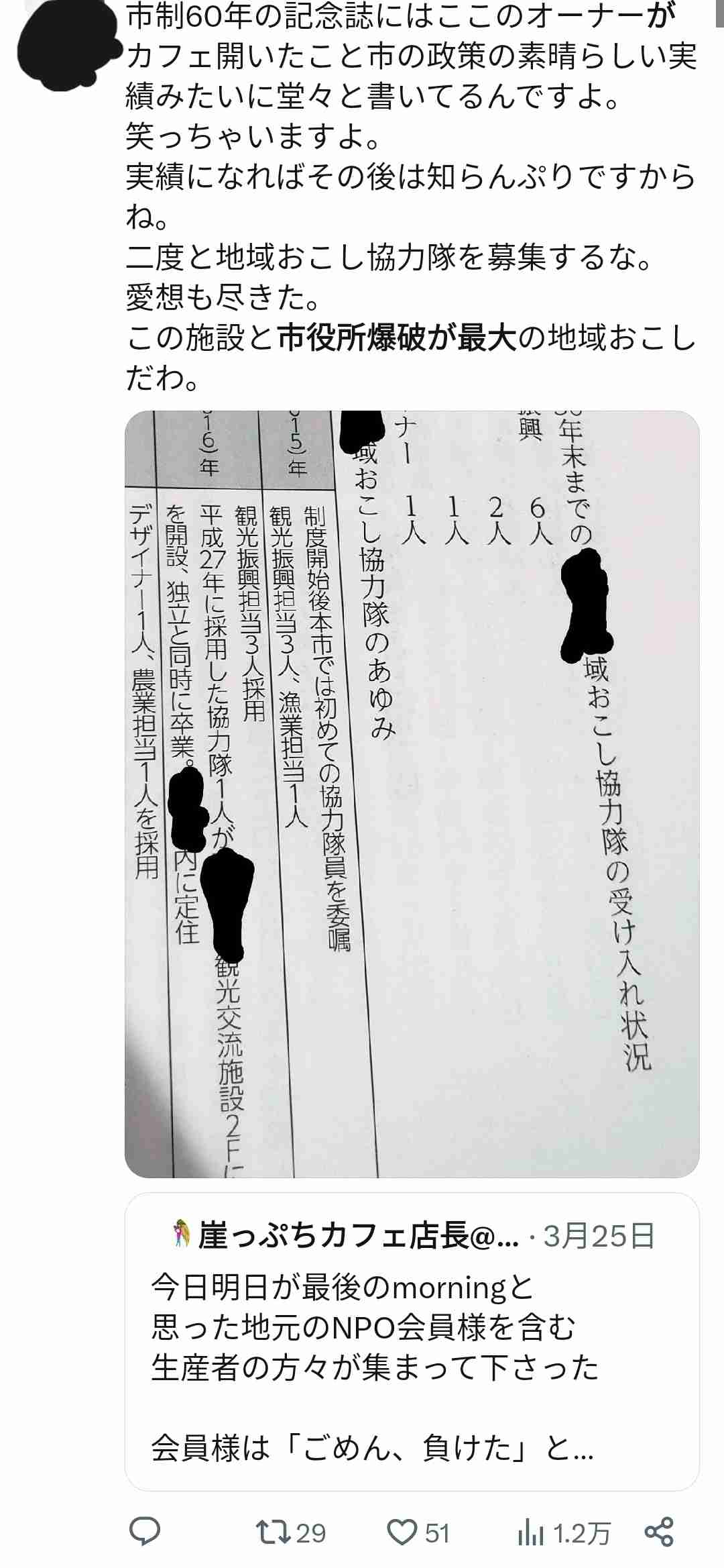土佐市の移住者カフェ〝強制退去〟騒動で新展開　市役所が告発者に法的措置検討