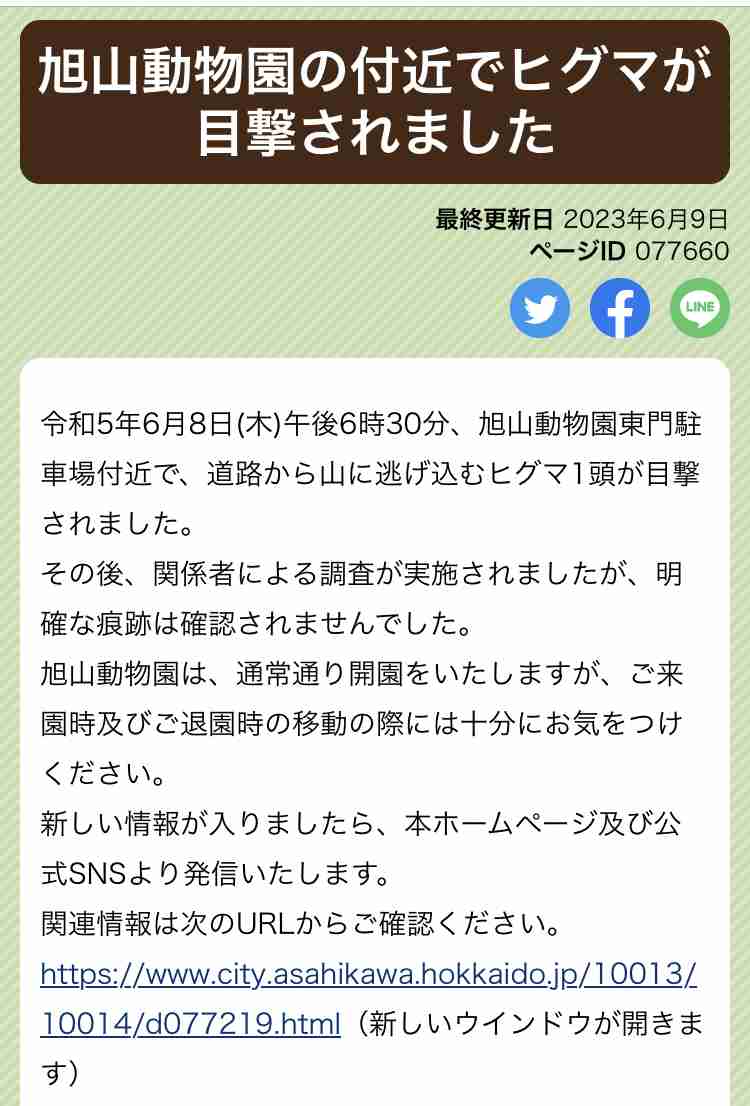 熊が怖くて観光に行けない
