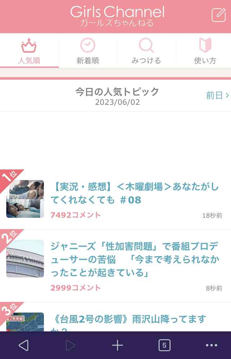 【6月】意識低い系トピ