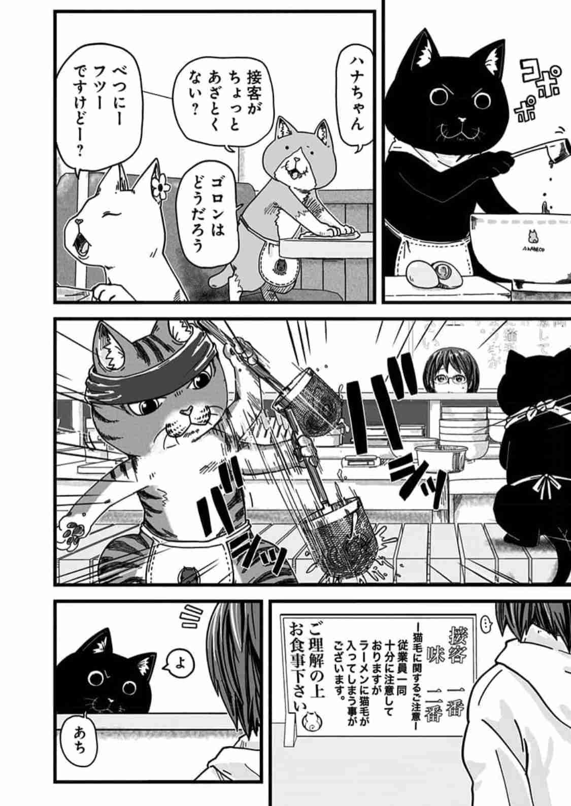 漫画、アニメに出てくる可愛い猫