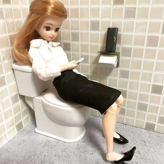 トイレの音が響き渡る