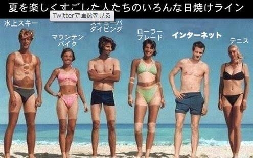 「理想の夏」と「現実の夏」の画像