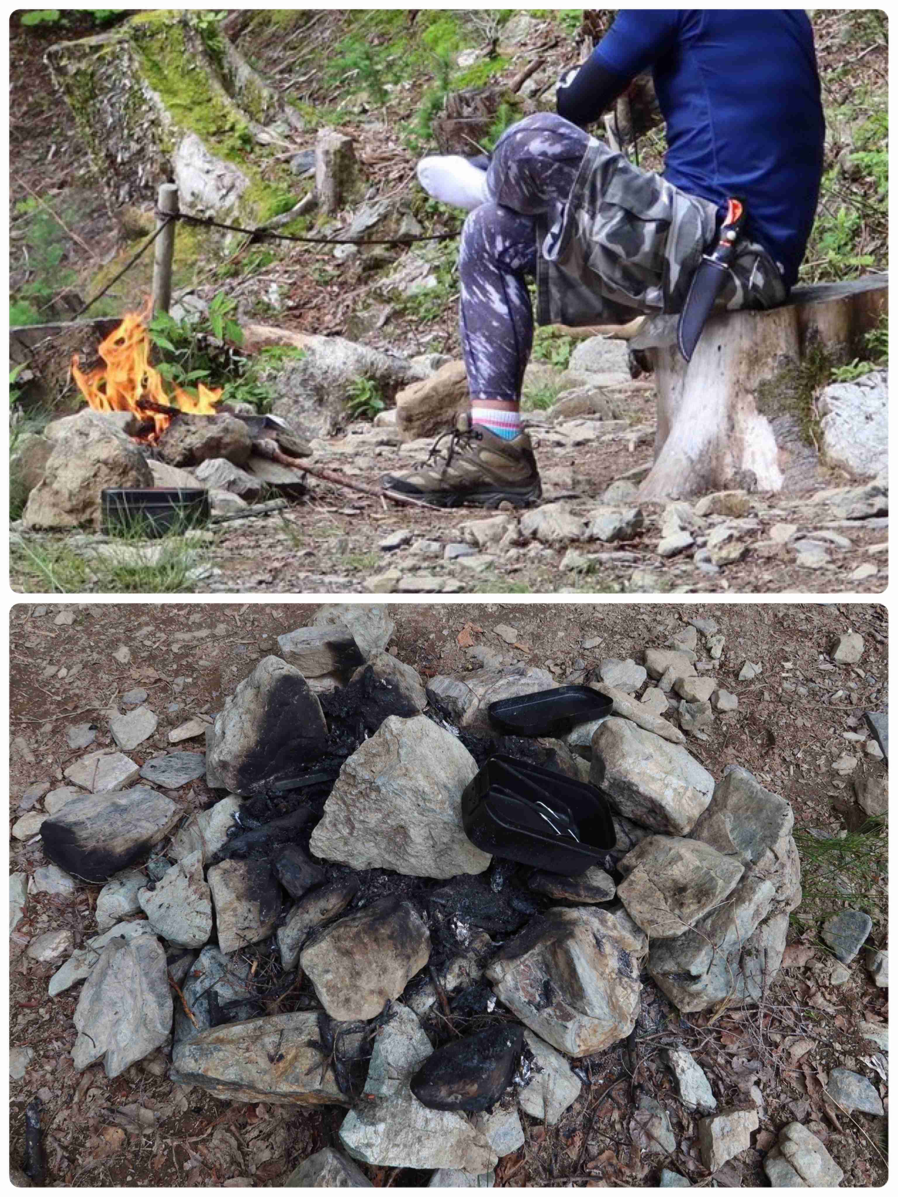 南アルプス登山道で「直火の焚き火」、ゴミ放置　SNSで物議...県も把握「森林火災に繋がる行為控えて」