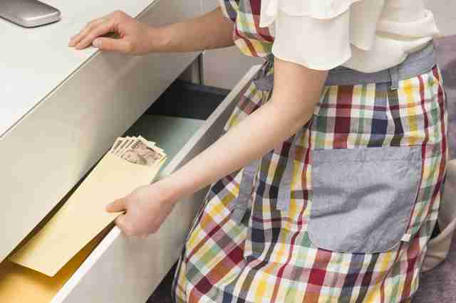 家計費から内緒で個人のお小遣いを作る