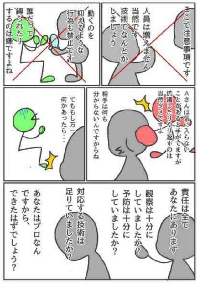 障害者支援施設の職員、入所者の居室ドアをひもで縛る…外に出ようとして窓から転落