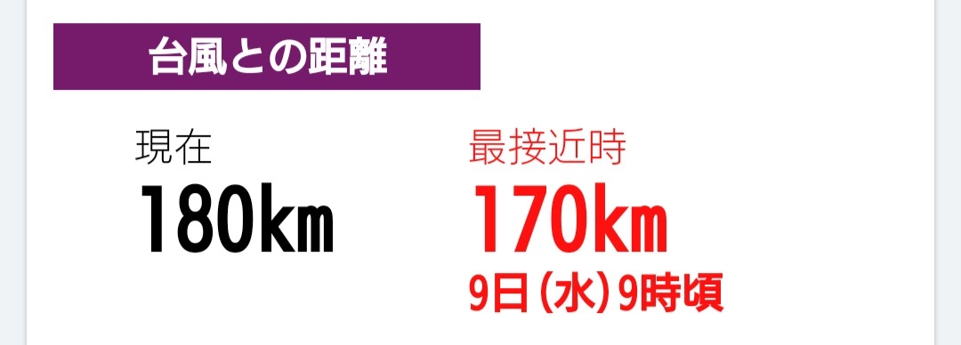 台風6号　九州本土の一部が暴風域に　スピード遅く荒天が長引くおそれ