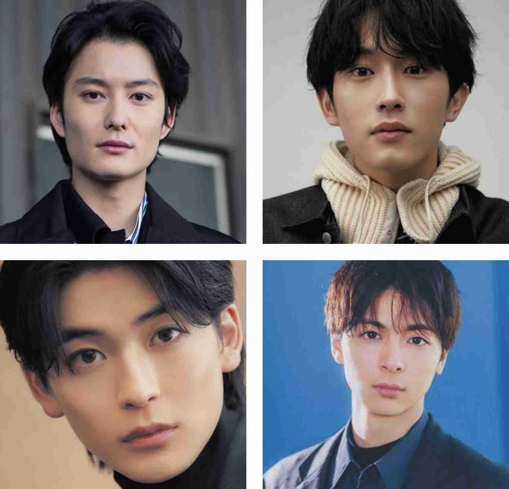 好きな顔4人集めてみた！【男性編part11】