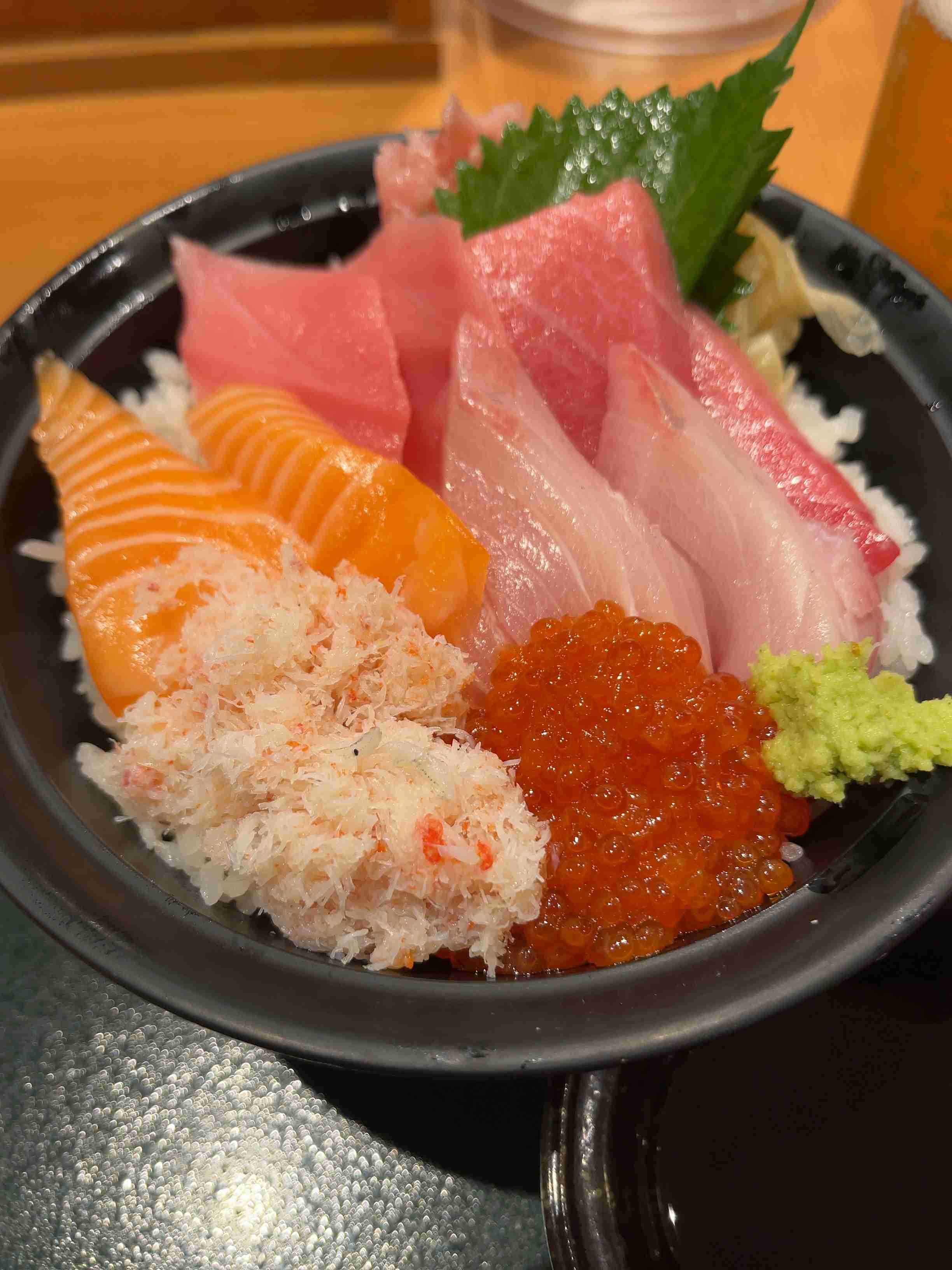 海鮮丼が美味しい