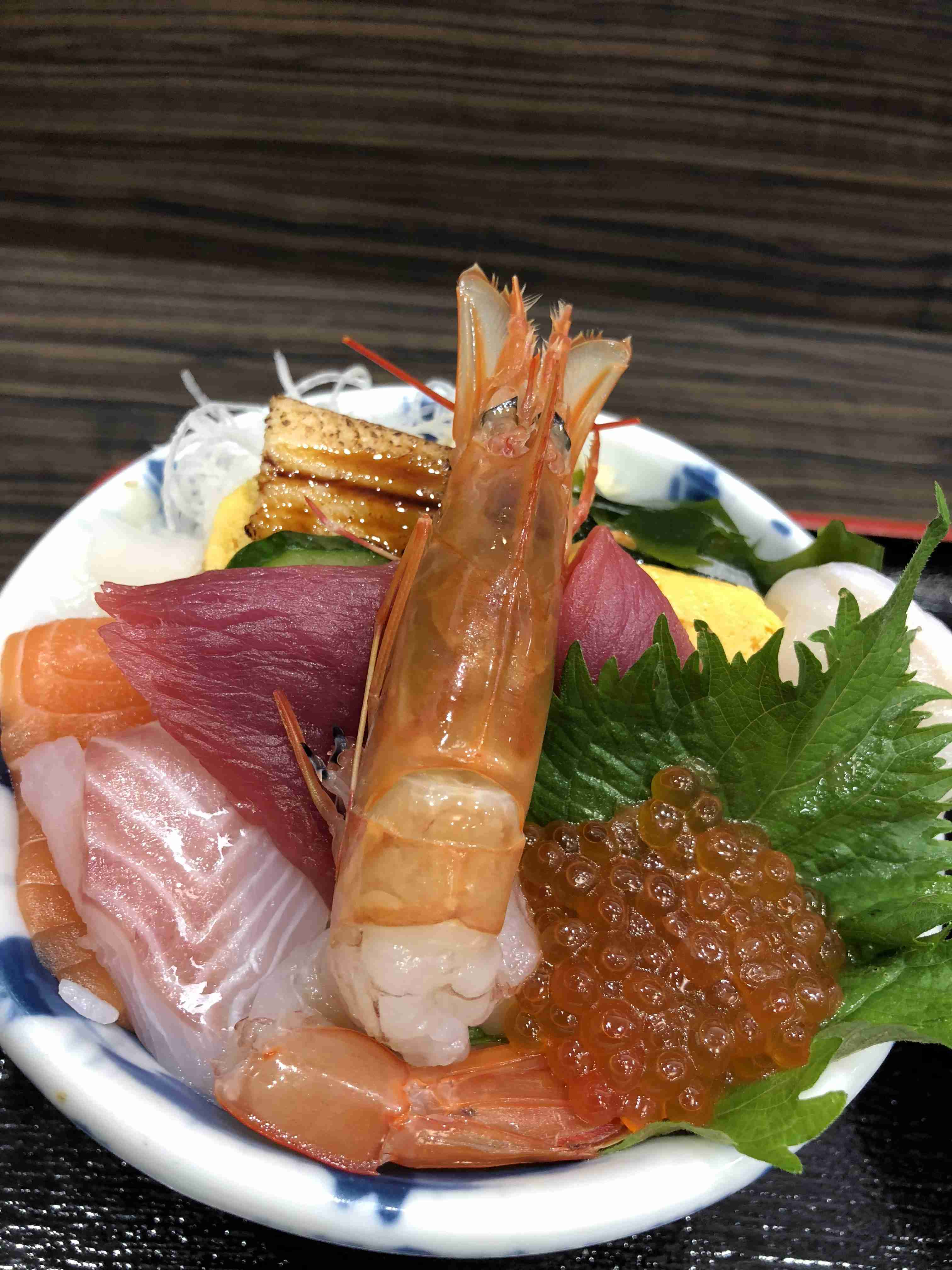 海鮮丼が美味しい