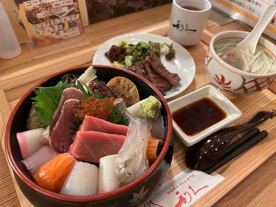 海鮮丼が美味しい