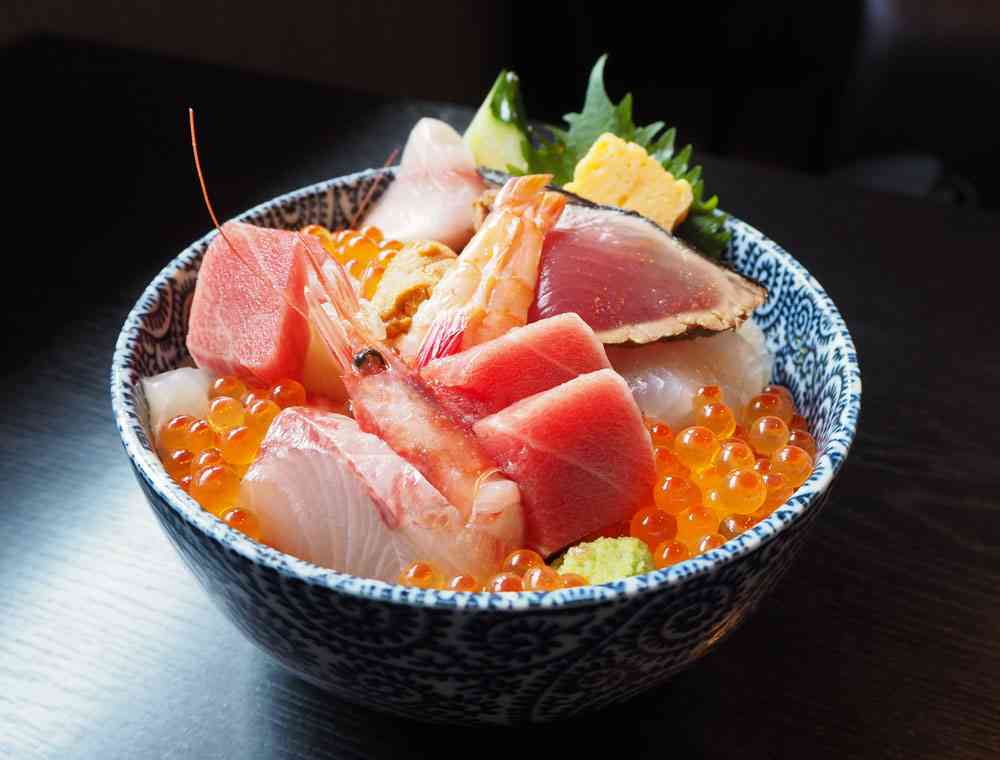 海鮮丼が美味しい