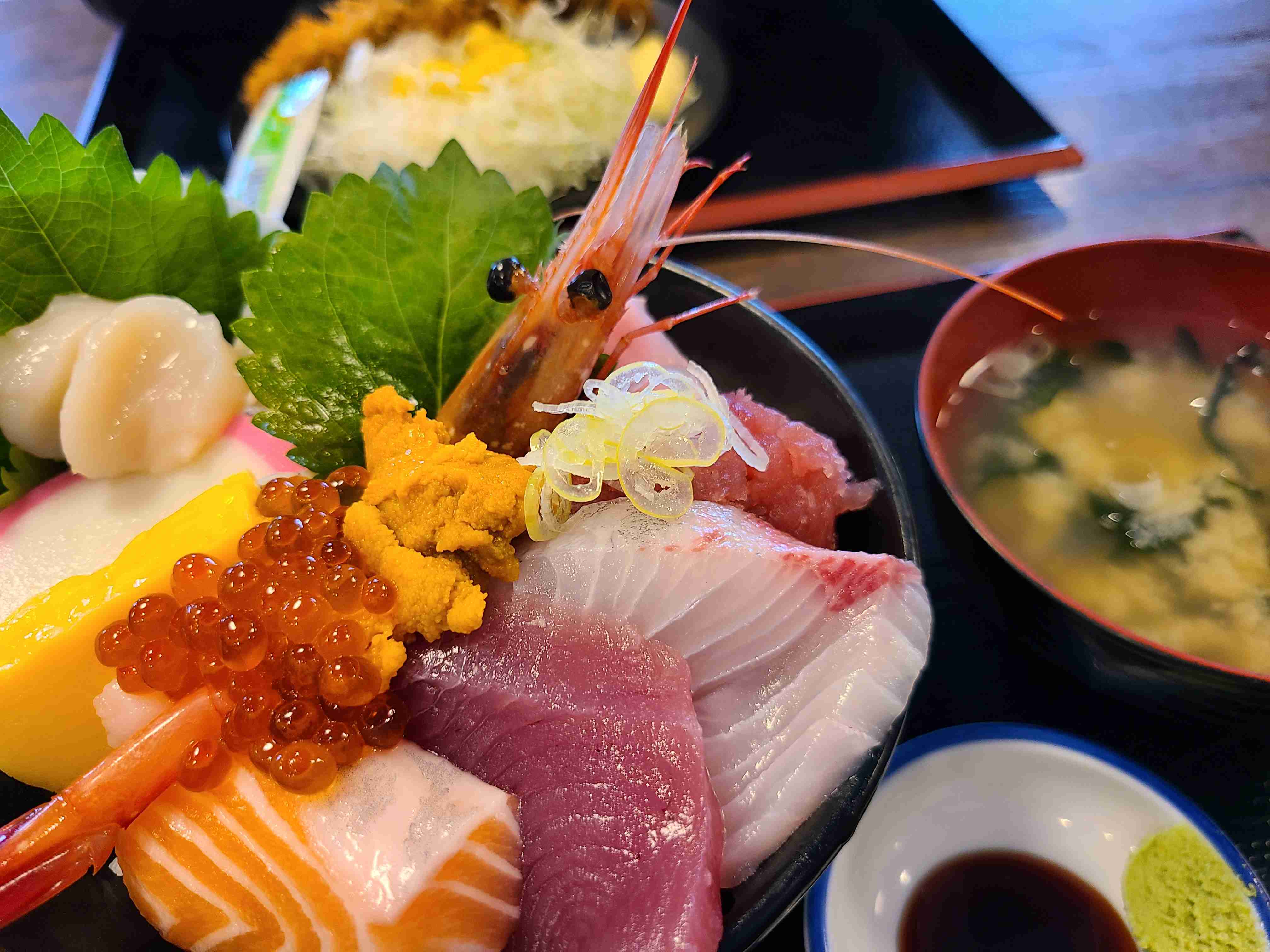 海鮮丼が美味しい