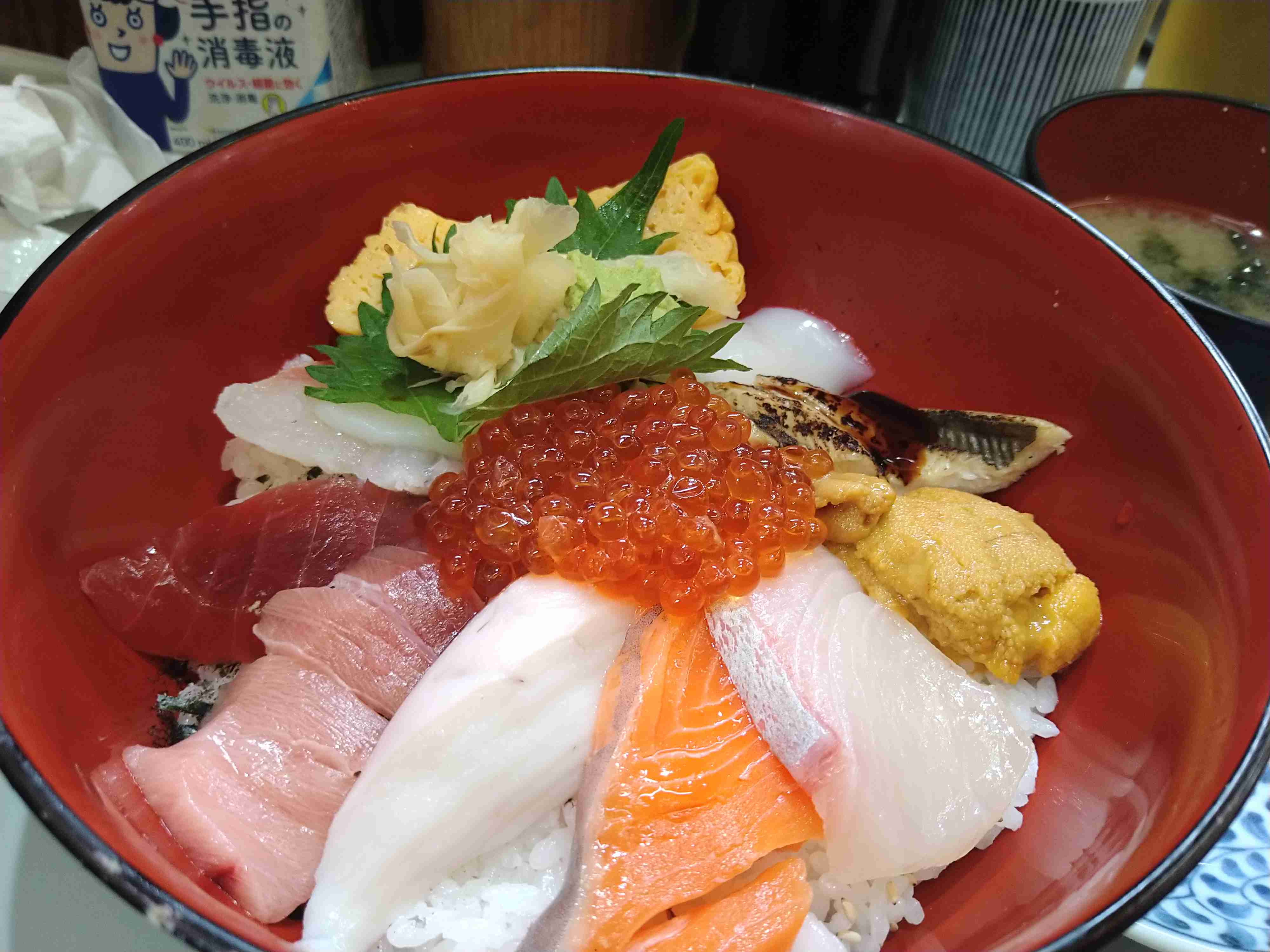 海鮮丼が美味しい