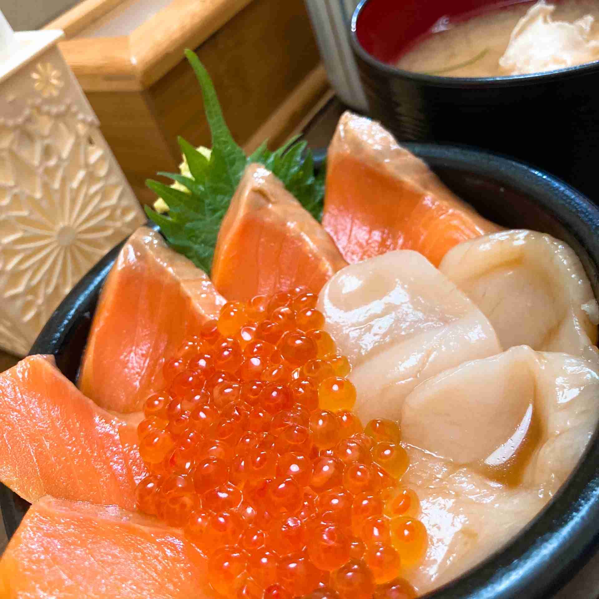 海鮮丼が美味しい