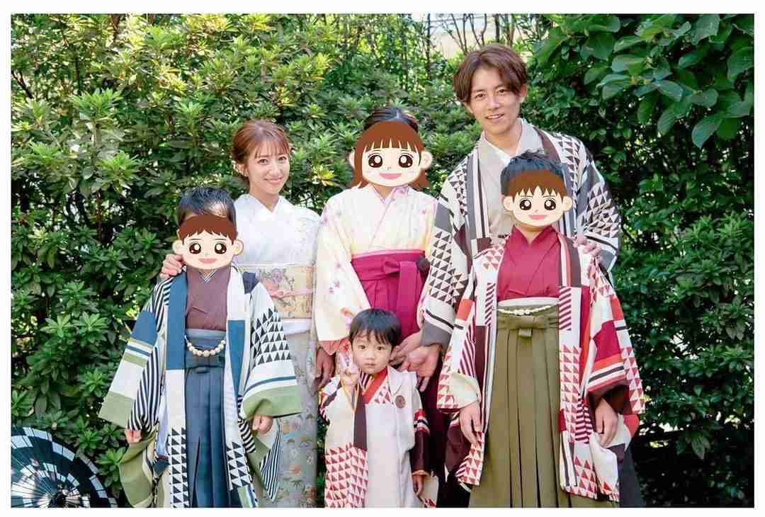 みんな大きくなってる！　辻希美＆杉浦太陽、三男・幸空の七五三で大迫力の家族ショット「幸せな時間でした」