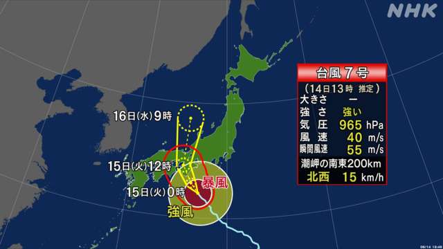 【台風7号】一緒に準備しませんか？【対策】