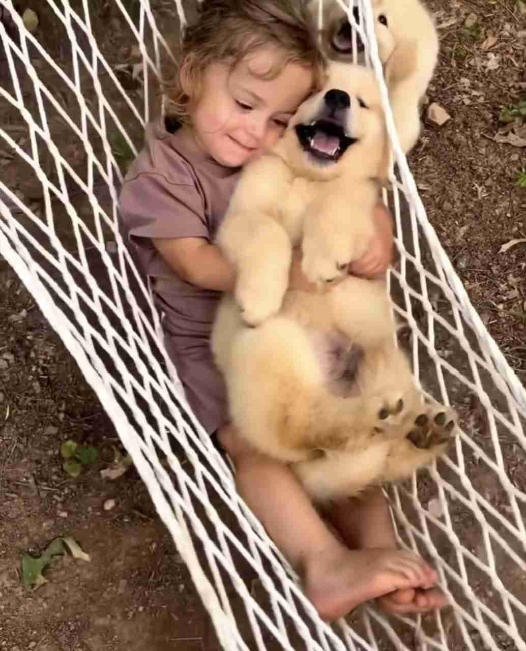 「何このかわいい光景」2歳娘と猫がピッタリと寄り添う後ろ姿が尊い…いつも仲良し？普段の様子を母親に聞いた