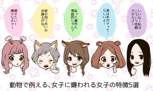 初対面で同性に敵視されやすい