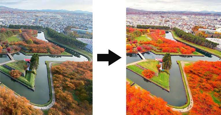 紅葉写真、過度な加工に「詐欺画像」の声 限度が大切? “がっかり観光地化”招くことも