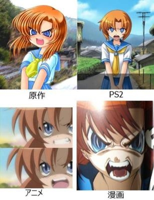 原作絵よりアニメ絵の方が良かった作品