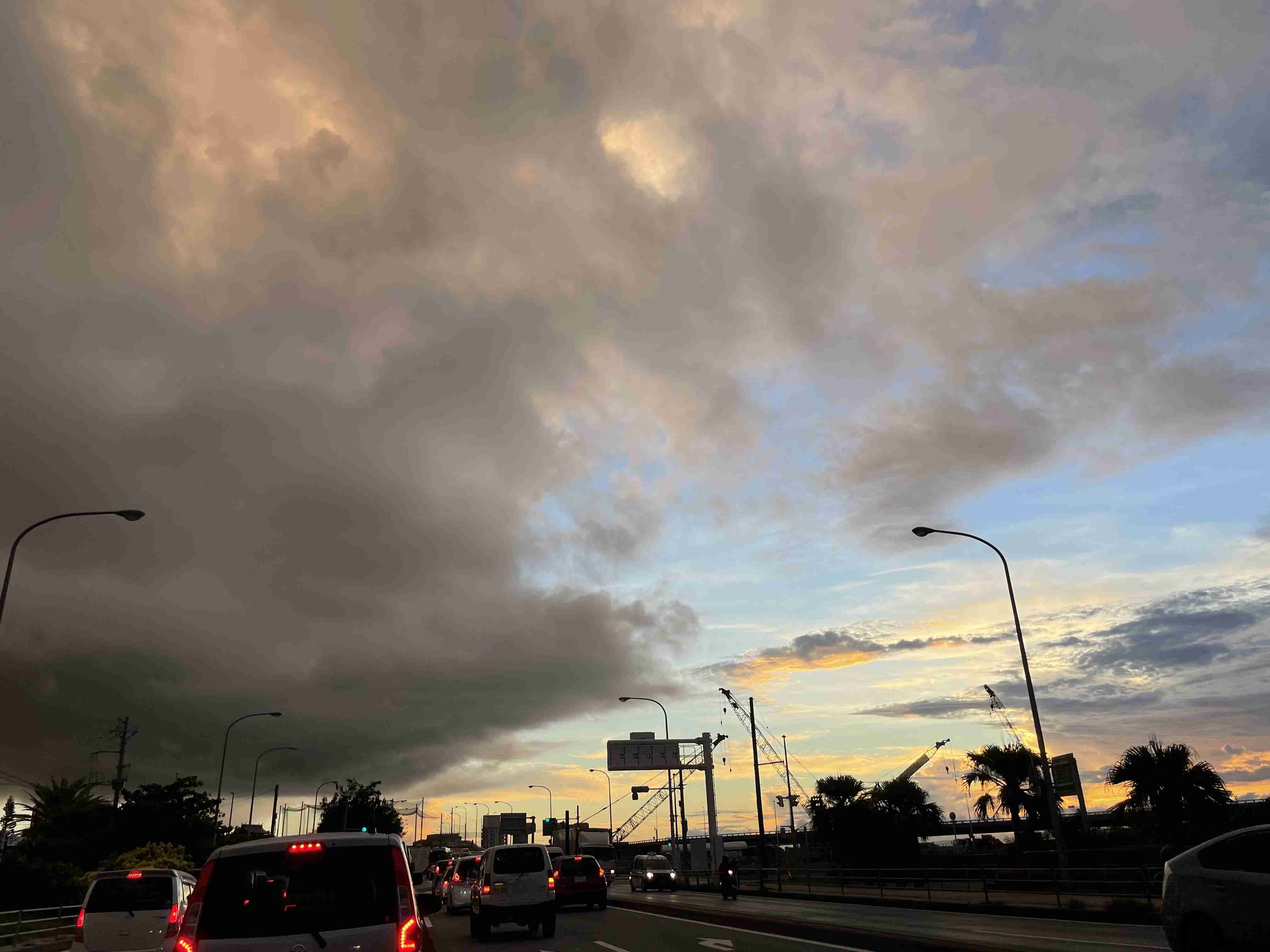 直前で天気が変わった経験