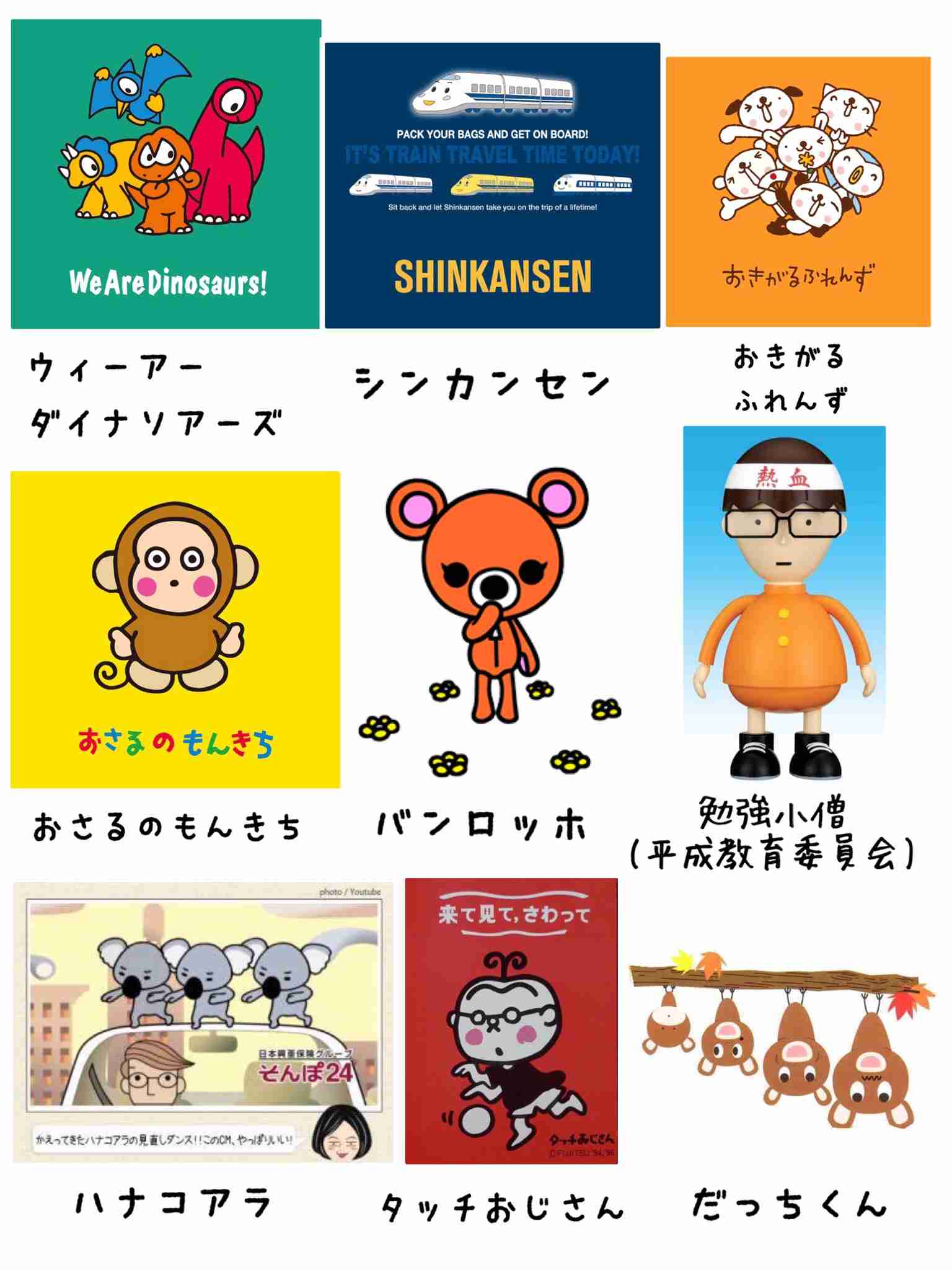 このキャラクター知ってたらプラス